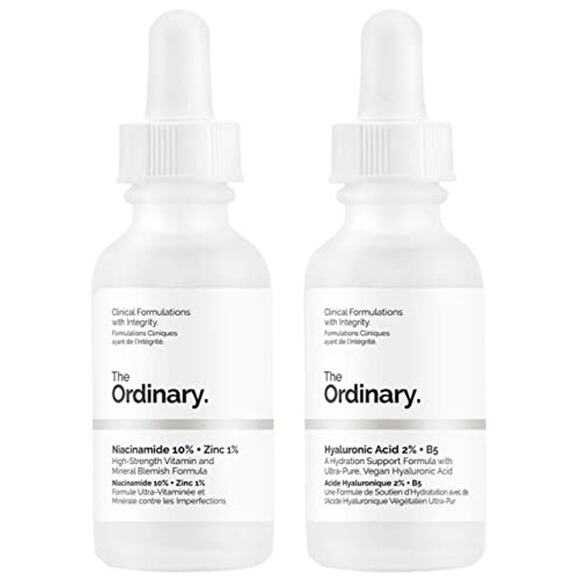 NWT La Rosh Hyaluronic Acid W2%+B5 30ml Niacinamide 10%+Zinc1%(30ml)Bundle - Picture 1 of 3